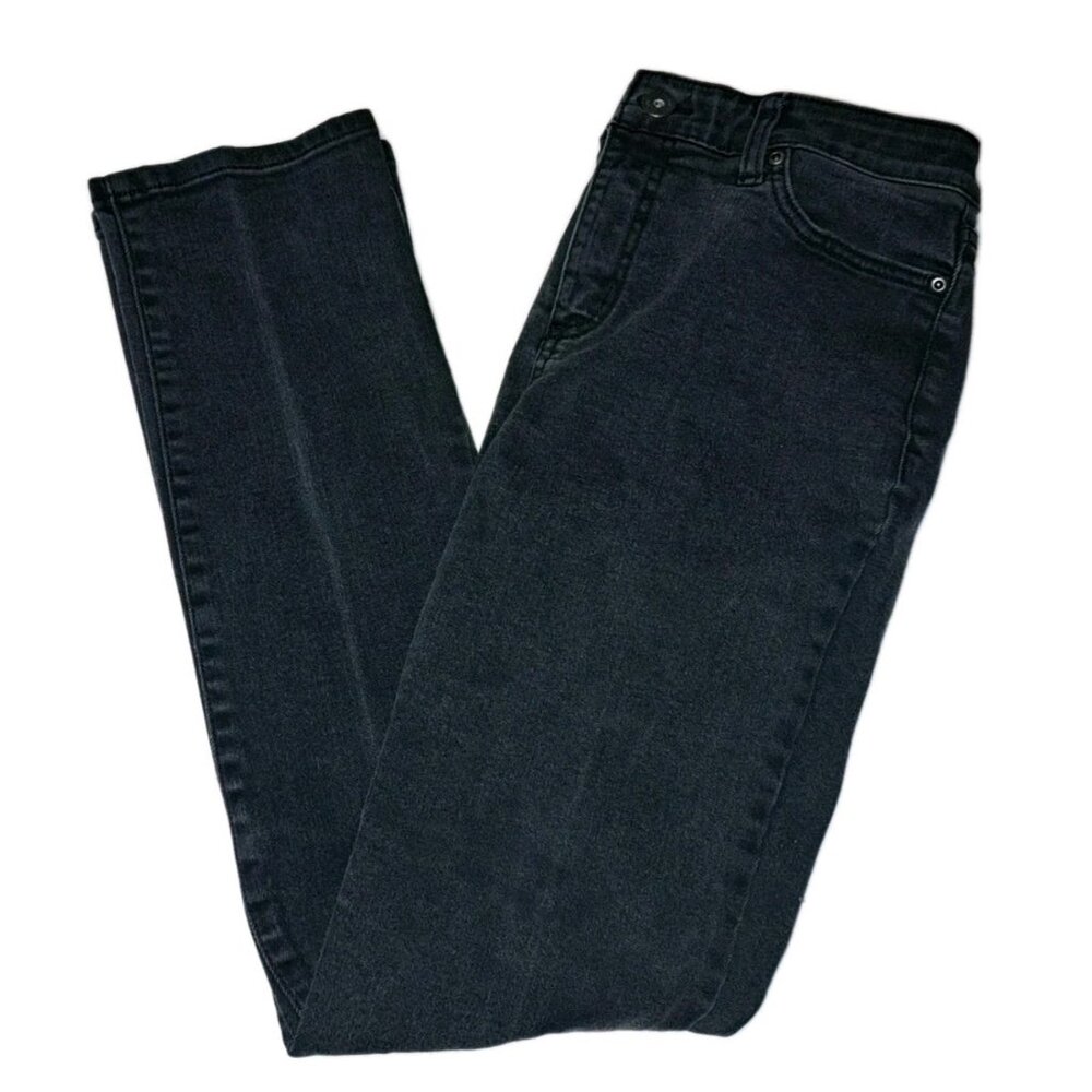 St. John's Bay Women's Black Size 8 Straight Leg Jeans 28x30